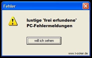 Pc Fun Lustige Fehlermeldungen