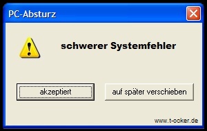 Computerabsturz - PC Fun